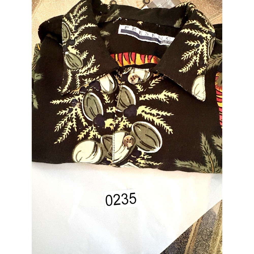 Vintage Hawaiian Camp Shirt Identical to Alton Brown Good Eats Shirt Season 1 - Picture 10 of 10